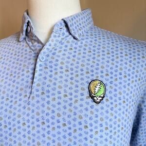 Grateful Dead Steal Your Face Adidas Golf Polo (M)